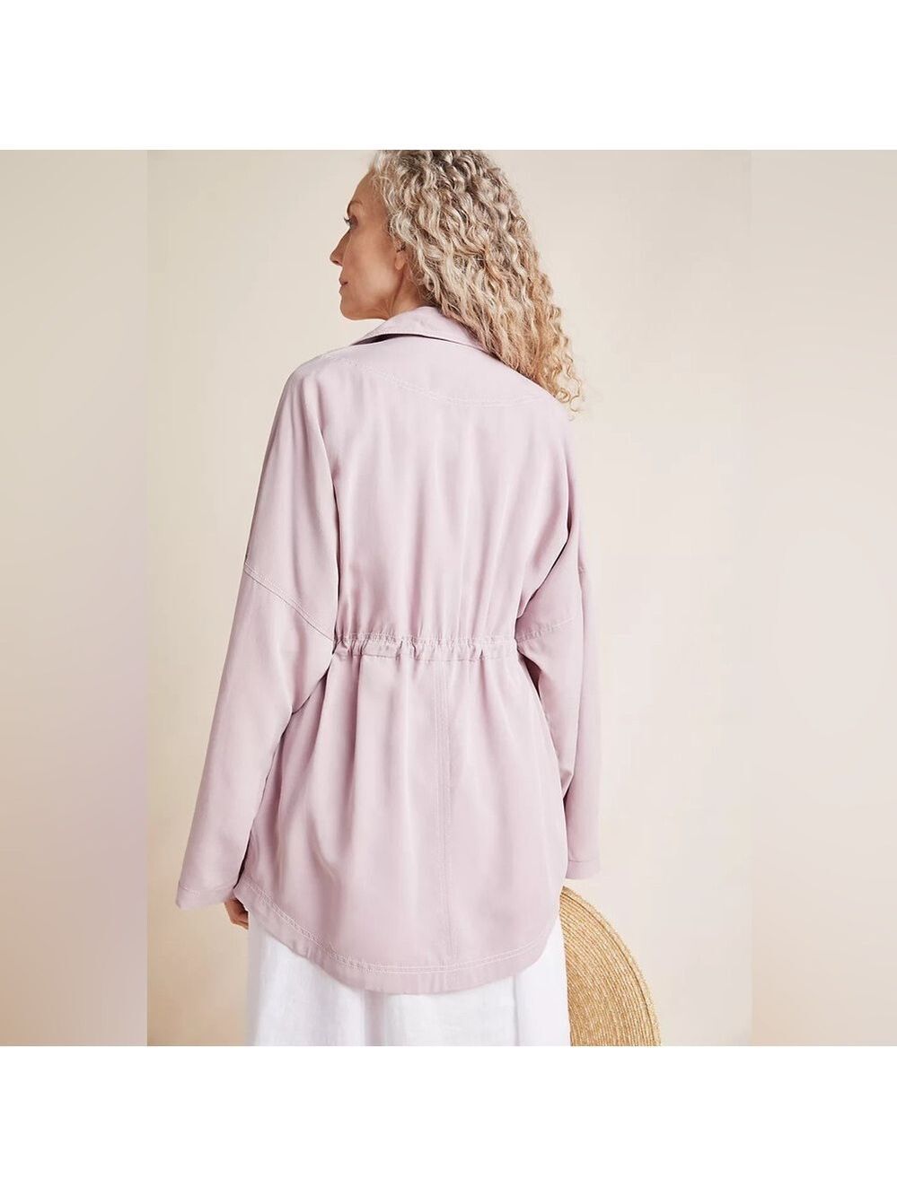 Anthropologie Danuta Cupro Jacket - Size Medium View 5